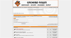 Desktop Screenshot of forums.grenoble-roller.org